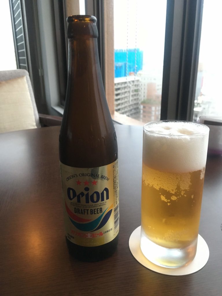 ANAクラウンプラザホテル沖縄ハーバービューラウンジオリオンビール