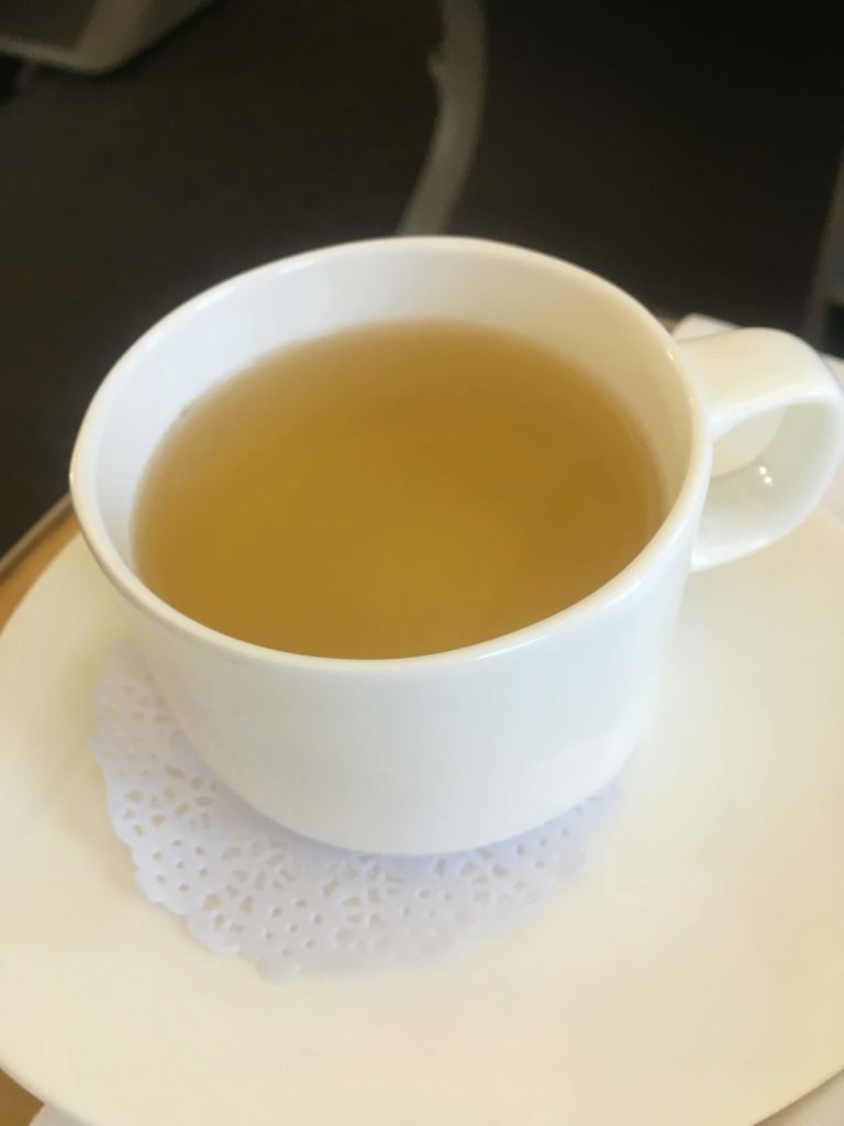 アシアナ航空ビジネスクラスお茶