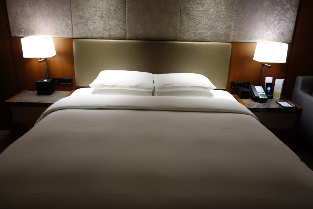 コートヤード台北部屋ベッド