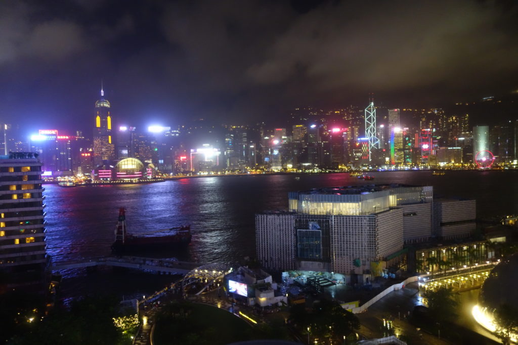 シェラトン香港ホテル＆タワーズお部屋からの夜景