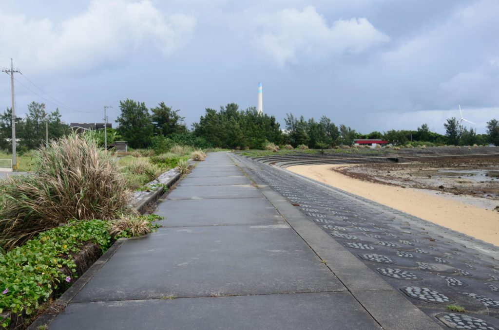 はるかなレシーブ聖地巡礼 舞台の沖縄のきれいな海を見ながらドライブ Mayotano