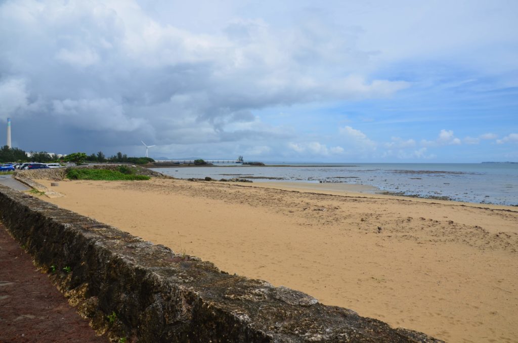はるかなレシーブ聖地巡礼 舞台の沖縄のきれいな海を見ながらドライブ Mayotano