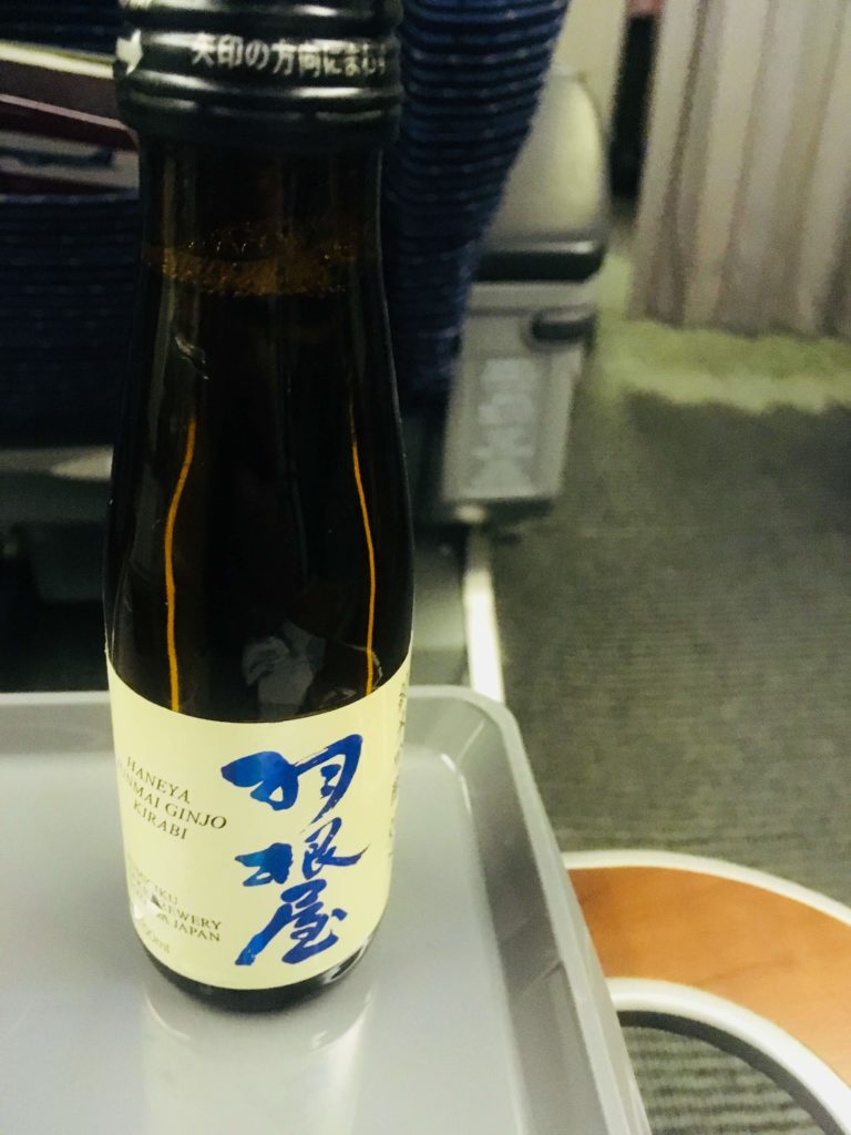 ANAプレミアムクラス那覇行き日本酒