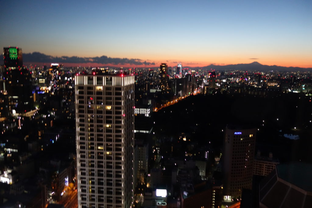 ザ・プリンスギャラリー東京紀尾井町,ラグジュアリーコレクションホテルお部屋からの夜景2