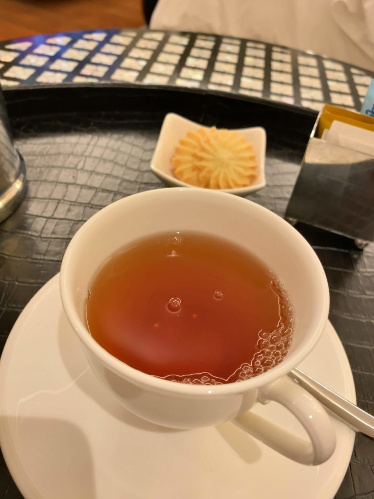 セントレジスバンコクバトラーサービスの紅茶